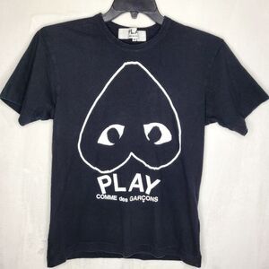 Comme des Garçons Play Black T-Shirt Size Medium